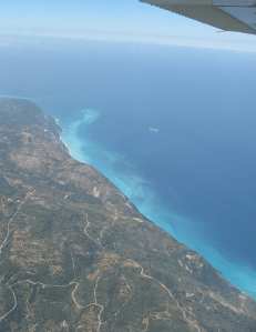 blue water