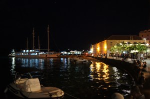 Bol at night, Brač Island